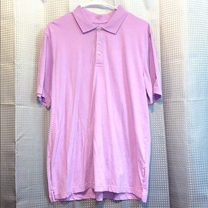 EUC George short sleeve lavender polo